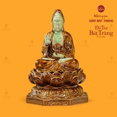 Bộ Tượng Sa Bà Tam Thánh Ngồi Có Đế
