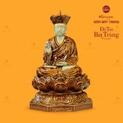 Bộ Tượng Sa Bà Tam Thánh Ngồi Có Đế