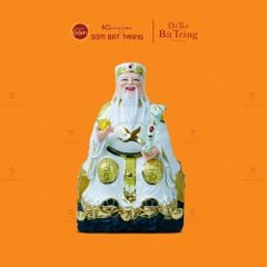 Bộ Tượng Thần Tài Thổ Địa Ghế Đá Trân Châu