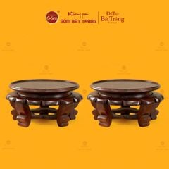 Cặp Đôn Gỗ Có Chân (Đôn Gỗ Kê Lộc Bình)