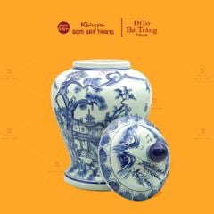 Chóe Men Lam Họa Tiết Chùa Sơn Thủy