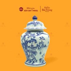 Chóe Men Lam Họa Tiết Chùa Sơn Thủy