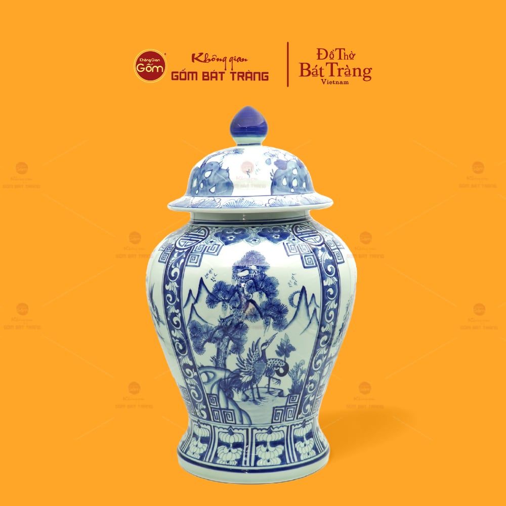 Chóe Men Lam Họa Tiết Tứ Cảnh