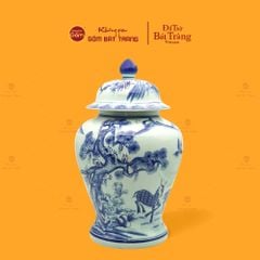 Chóe Men Lam Họa Tiết Tùng Lộc