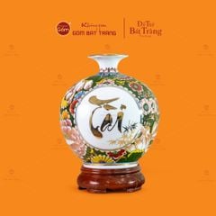 Bình Hút Lộc Tài Sinh Phúc Vinh Tứ Hoa Phú Quý Lục Bảo Vẽ Vàng