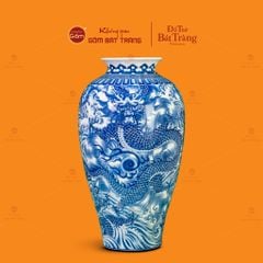 Mai Bình Men Lam Ngũ Long Khởi Thuỷ Thăng Vân