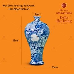 Mai Bình Hoa Ngư Tụ Khánh Lam Ngọc Bình An