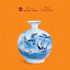 Bình Hút Lộc Thuận Buồm Xuôi Gió Mã Đáo Thành Công Bạch Bảo Vẽ Vàng