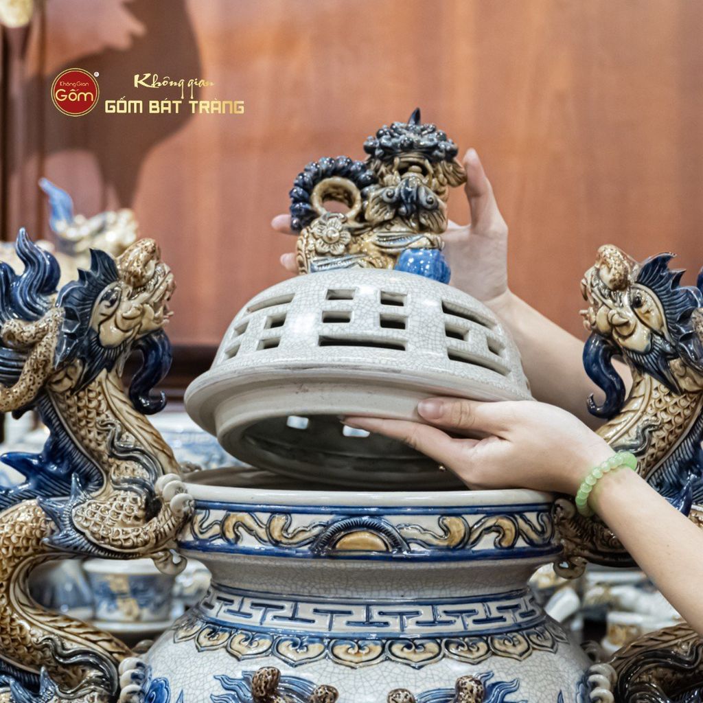 Đỉnh Hương Thờ Men Rạn