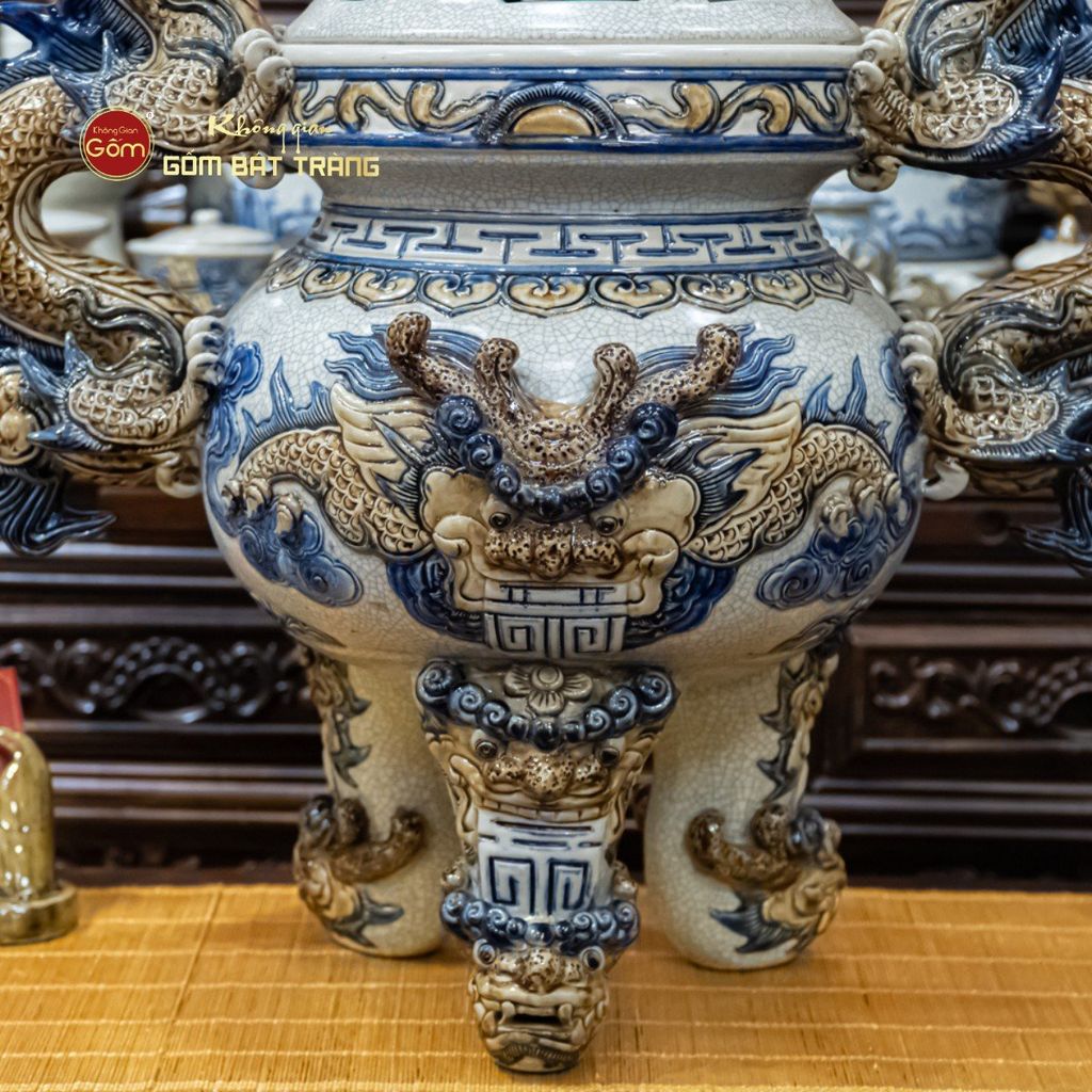 Đỉnh Hương Thờ Men Rạn