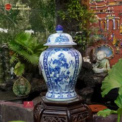 Chóe Men Lam Họa Tiết Tứ Cảnh