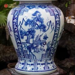 Chóe Men Lam Họa Tiết Tứ Cảnh