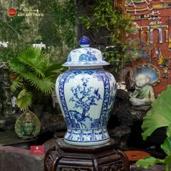 Chóe Men Lam Họa Tiết Tứ Cảnh