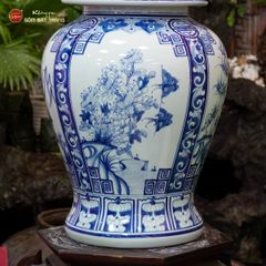 Chóe Men Lam Họa Tiết Tứ Cảnh