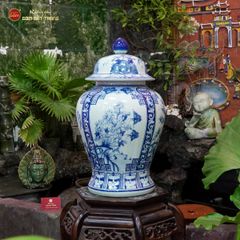 Chóe Men Lam Họa Tiết Tứ Cảnh