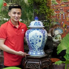 Chóe Men Lam Họa Tiết Tứ Cảnh