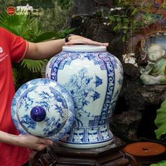 Chóe Men Lam Họa Tiết Tứ Cảnh