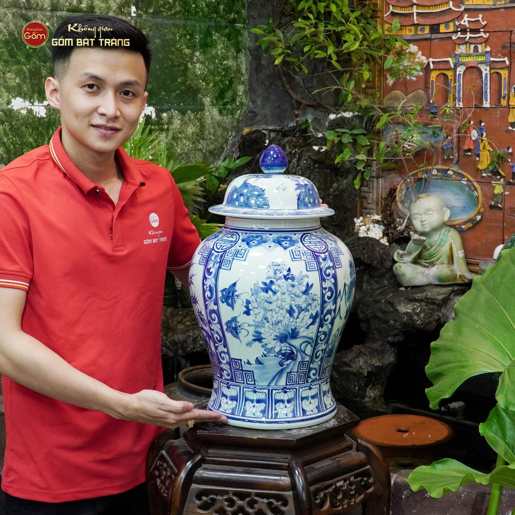 Chóe Men Lam Họa Tiết Tứ Cảnh