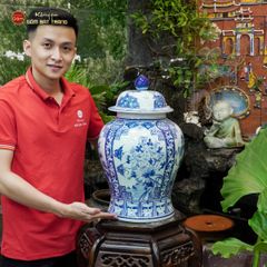 Chóe Men Lam Họa Tiết Tứ Cảnh