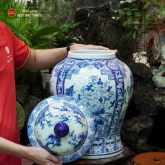 Chóe Men Lam Họa Tiết Tứ Cảnh