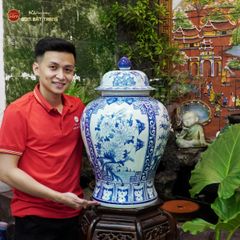 Chóe Men Lam Họa Tiết Tứ Cảnh