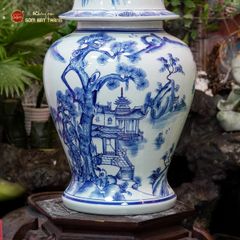 Chóe Men Lam Họa Tiết Chùa Sơn Thủy