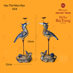 Hạc Thờ Men Rạn (Chiếc)