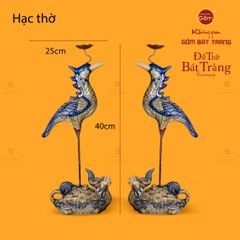 Hạc Thờ Men Rạn (Chiếc)