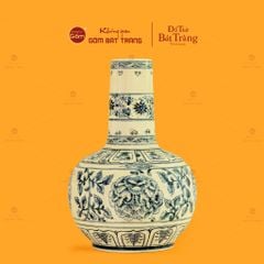 Bình Hoa Lam Âm Dương Cha