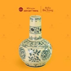 Bình Hoa Lam Âm Dương Cha
