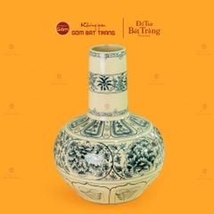 Bình Hoa Lam Âm Dương Cha