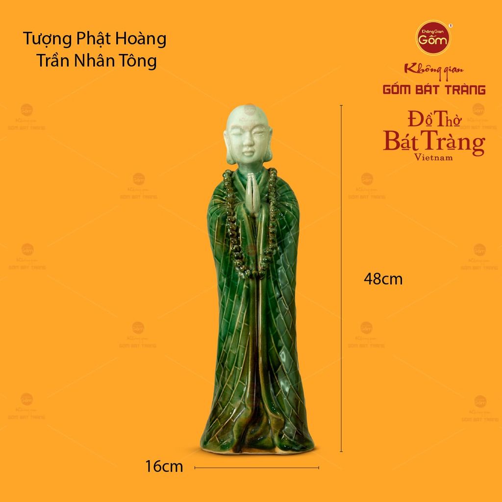 Tượng Phật Hoàng Trần Nhân Tông