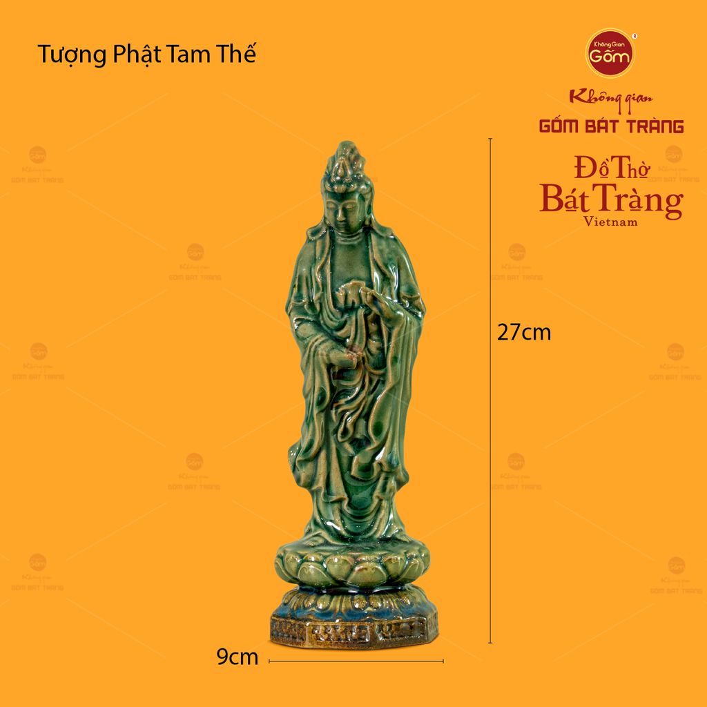 Bộ 3 Tượng Phật Tam Thế