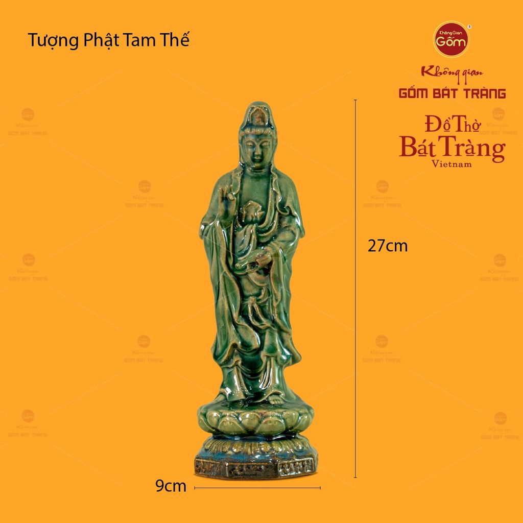 Bộ 3 Tượng Phật Tam Thế