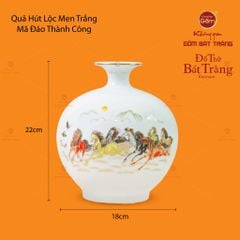 Quả Hút Lộc Men Màu Vẽ Vàng Màu Mã Đáo Thành Công