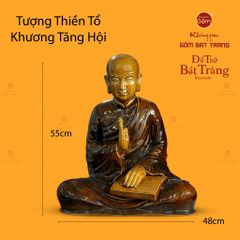 Tượng Thiền Tổ Khương Tăng Hội