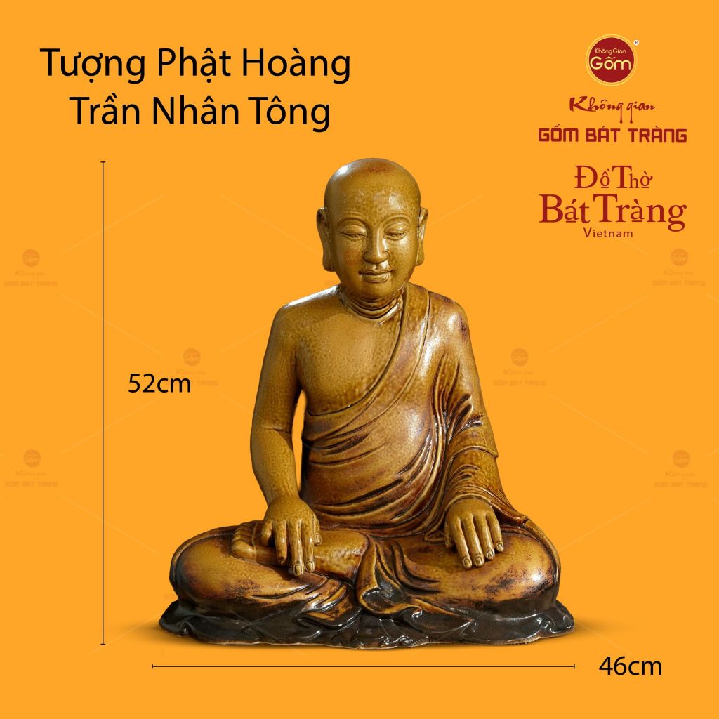 Tượng Phật Hoàng Trần Nhân Tông