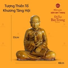Tượng Thiền Tổ Khương Tăng Hội