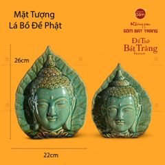 Mặt Tượng Lá Bồ Đề Phật