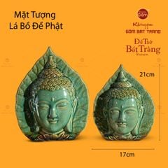 Mặt Tượng Lá Bồ Đề Phật