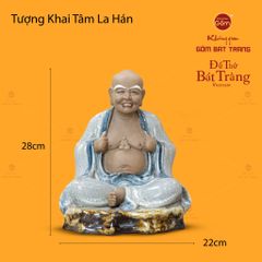Bộ Tượng Men Rạn Thập Bát La Hán