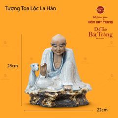 Bộ Tượng Men Rạn Thập Bát La Hán