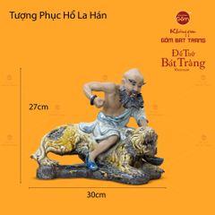 Bộ Tượng Men Rạn Thập Bát La Hán