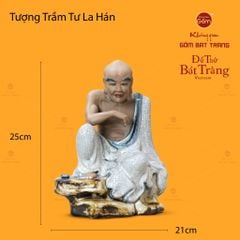 Bộ Tượng Men Rạn Thập Bát La Hán
