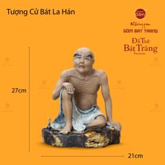 Bộ Tượng Men Rạn Thập Bát La Hán