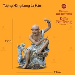 Bộ Tượng Men Rạn Thập Bát La Hán