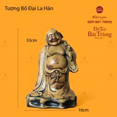 Bộ Tượng Men Vàng Cổ Thập Bát La Hán