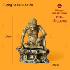 Bộ Tượng Men Vàng Cổ Thập Bát La Hán