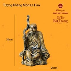 Bộ Tượng Men Vàng Cổ Thập Bát La Hán