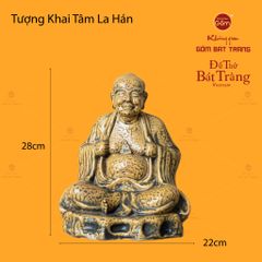 Bộ Tượng Men Vàng Cổ Thập Bát La Hán